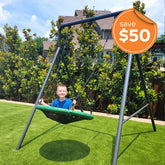 TitanFlex Swing Set with Saucer Swing