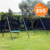 TitanPro Swing Set with Saucer Swing