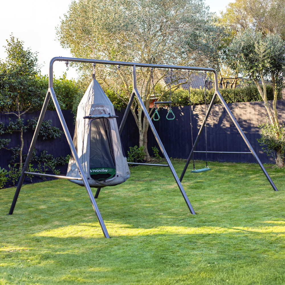 TitanPro Swing Set with Saucer Tent Swing