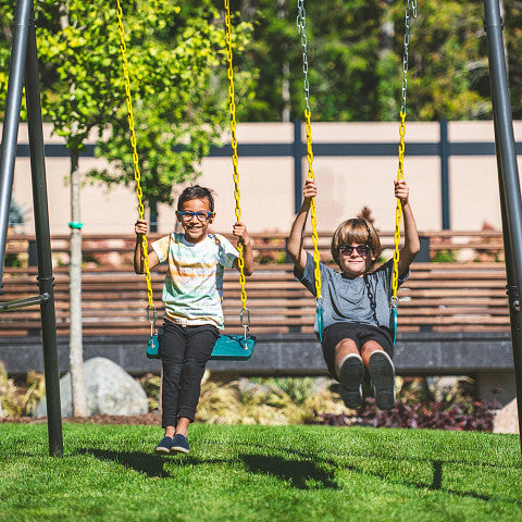 TitanPro Swing Set with Saucer Swing