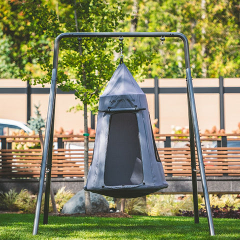 TitanFlex Swing Set with Saucer Tent Swing